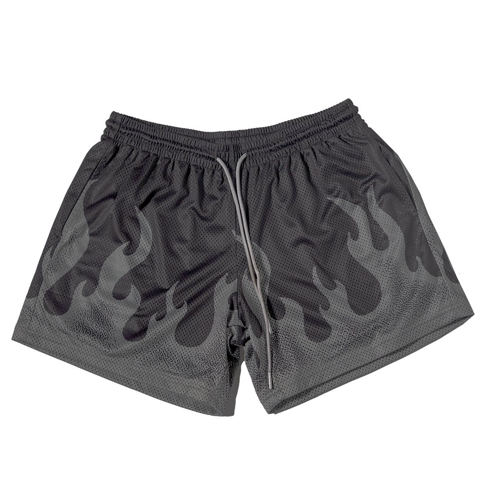 Flame Mesh Shorts – neat dude