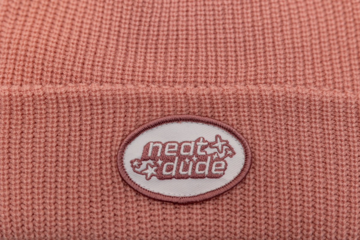 Stardust Beanie - Pink – neat dude