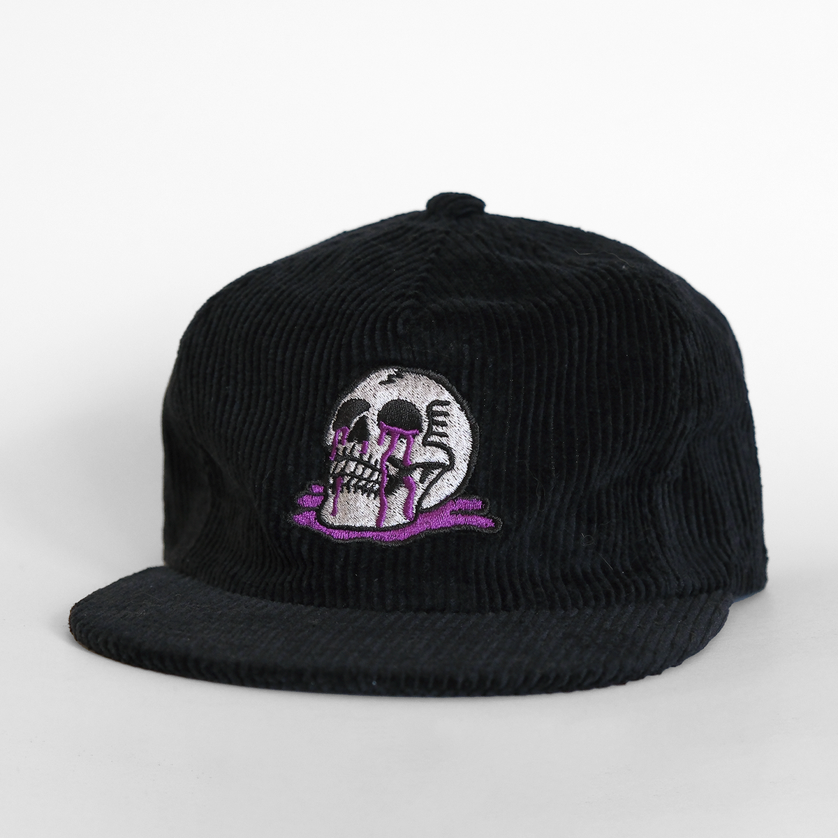 Corduroy Skull Puddle Hat - Black – neat dude