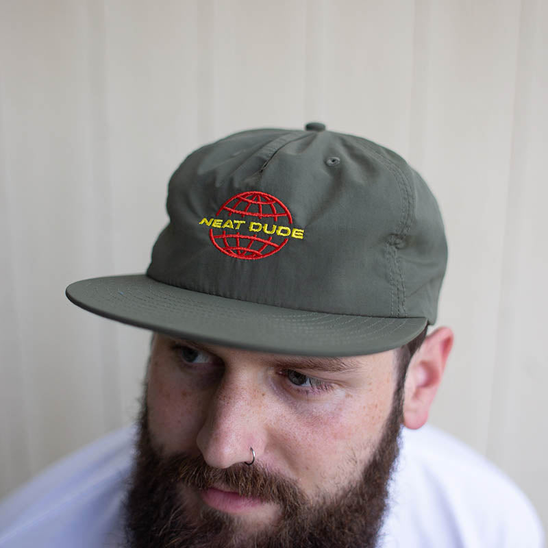 Worldwide Surf Hat - Army Green – neat dude