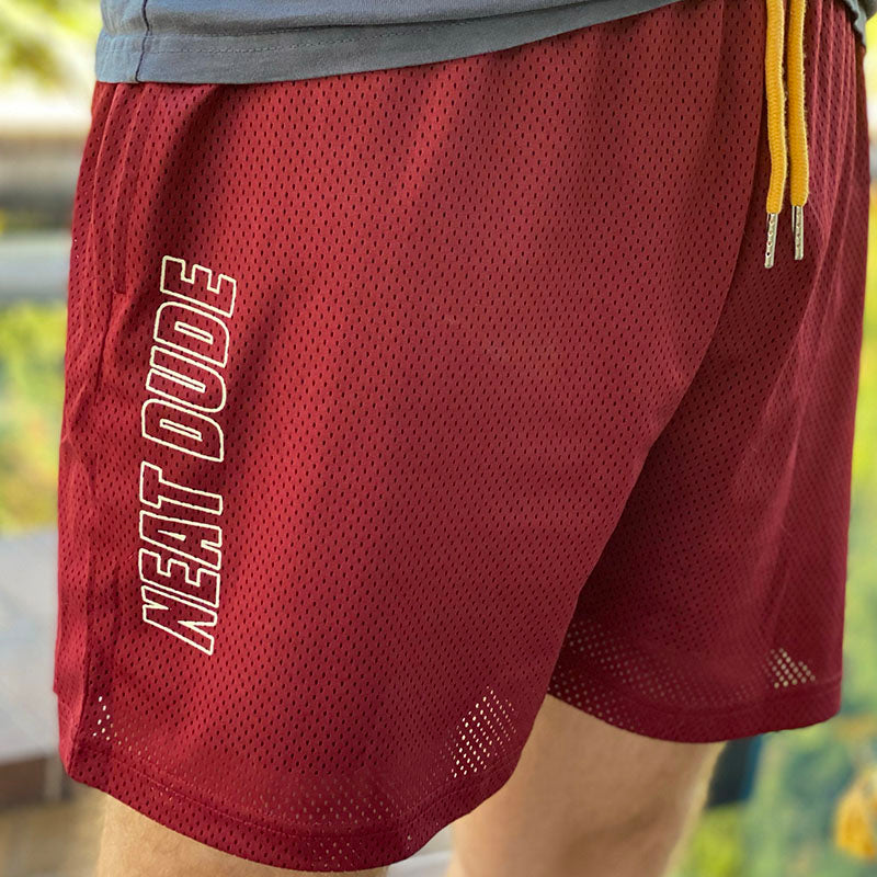 Mesh Shorts Crimson