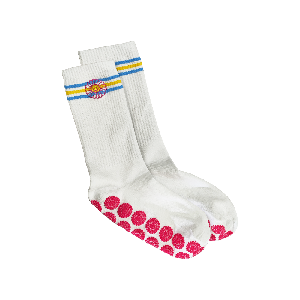 Flower Gripper Socks