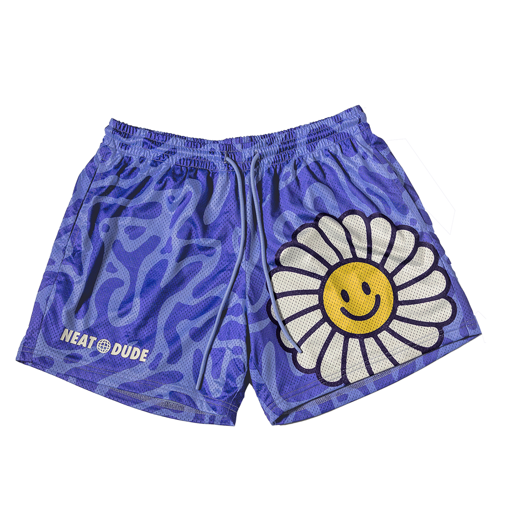 Flower Mesh Shorts