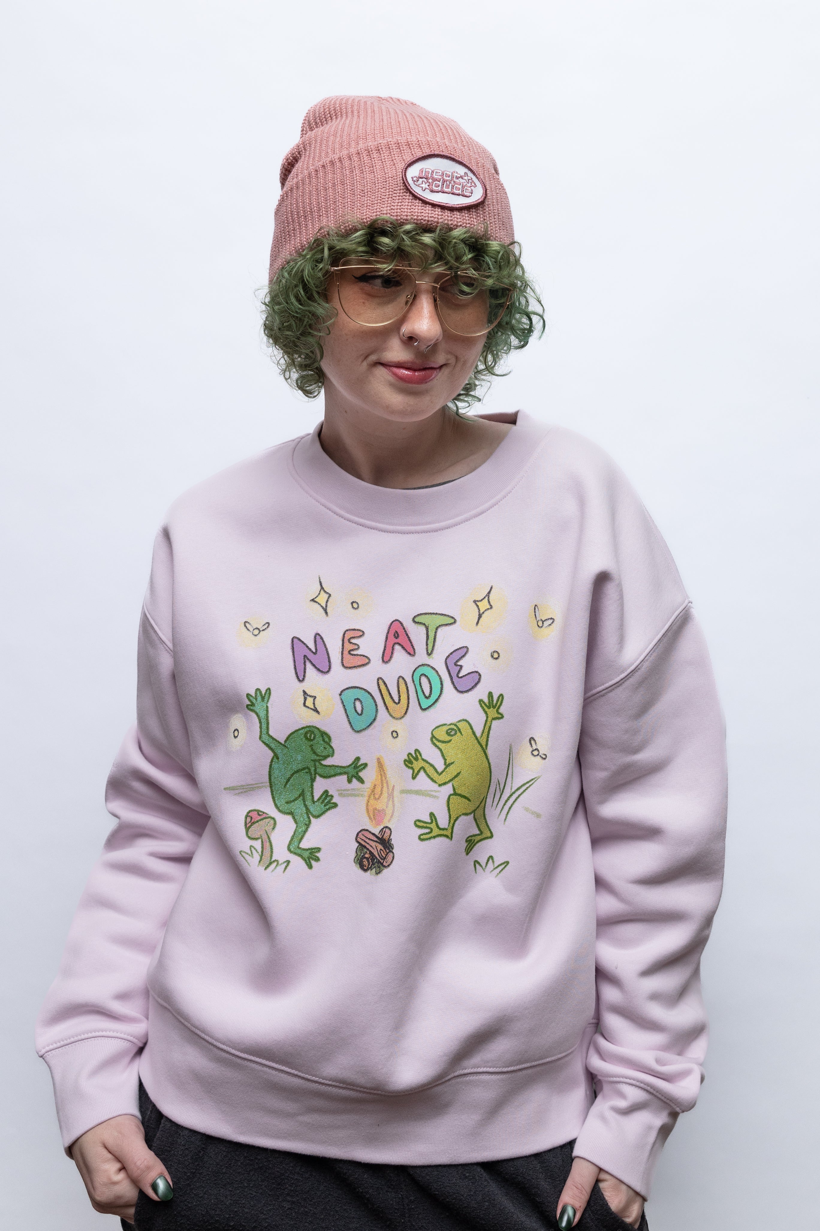 IDA sply beanie ビーニー　ピンク　pink one Splatoon 2 Rib Knit Beanie Cap Pink Unisex w/ Pins Firefin