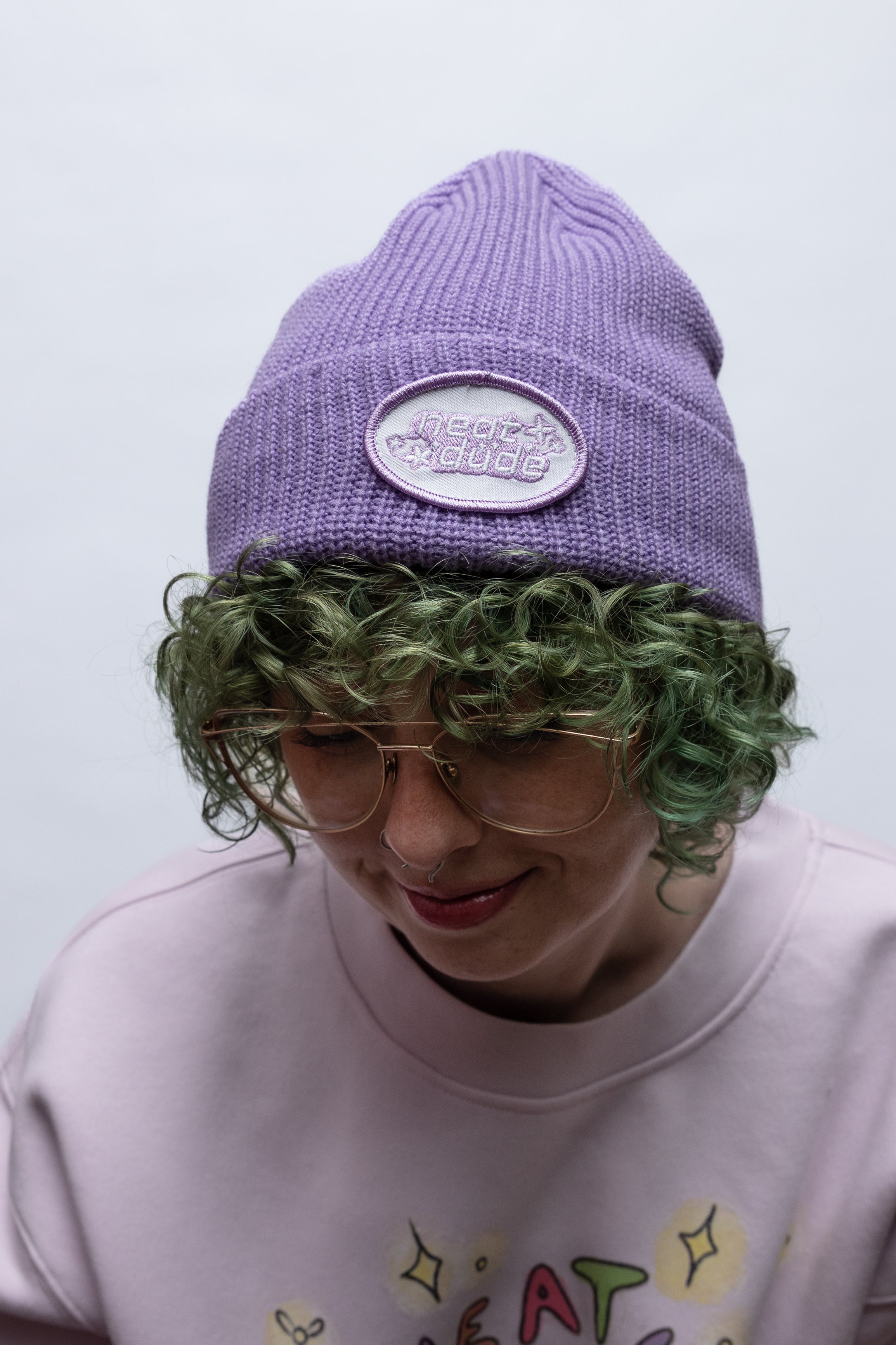 Stardust Beanie - Purple – neat dude