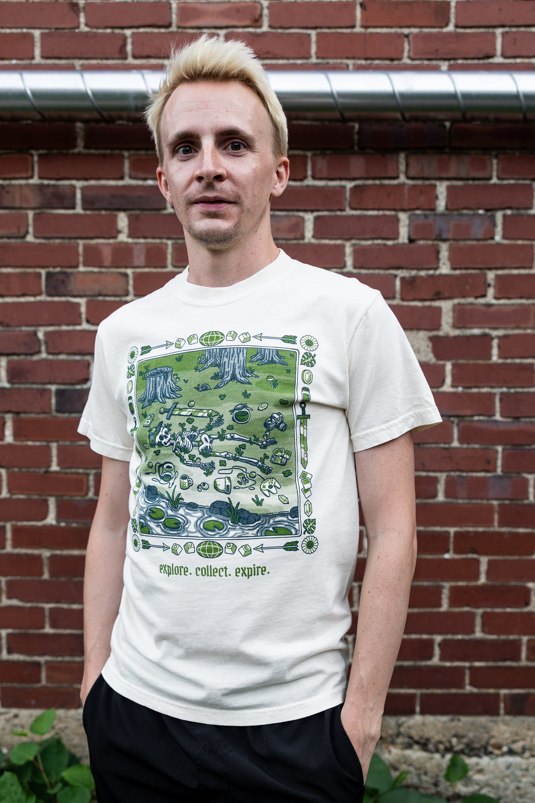 Loot Drop Tee - Bone