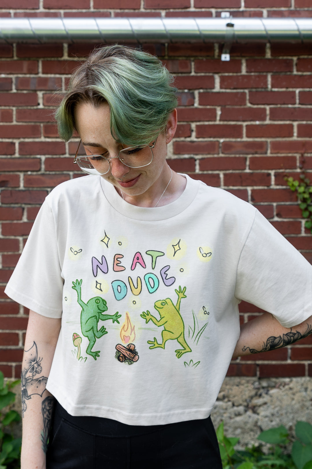 Frog Crop Tee