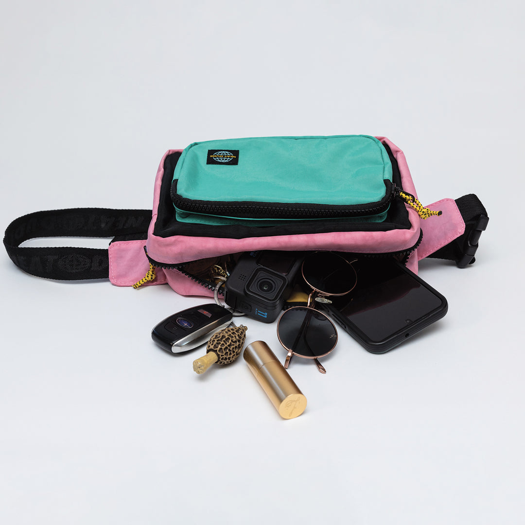 Sling Bag - Seafoam/Pink