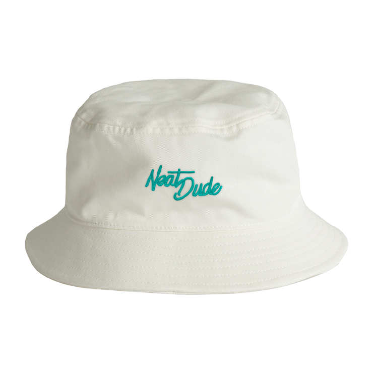 Signature Bucket Hat - Natural White