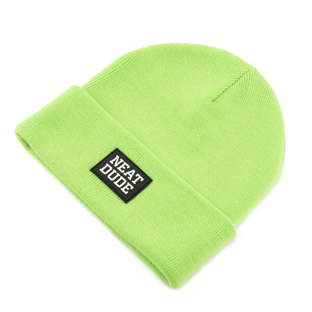 Stamp Beanie - Lime