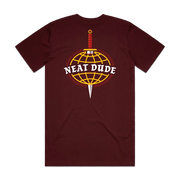 Dagger Tee - Burgundy