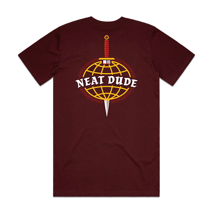 Dagger Tee - Burgundy