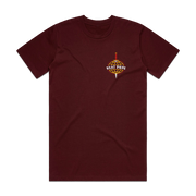 Dagger Tee - Burgundy
