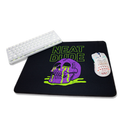 Skull Puddle Mousepad - Purple/Lime