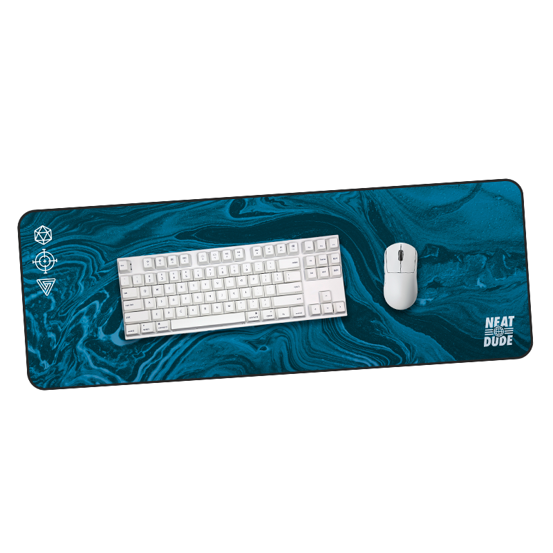 Swirl XL Mousepad - Teal