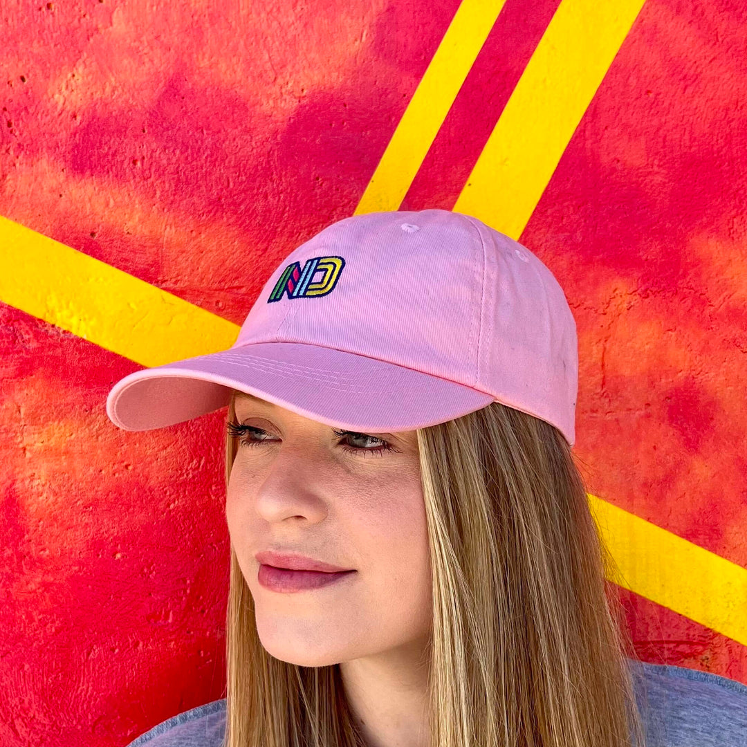 Monogram Dad Hat - Pink