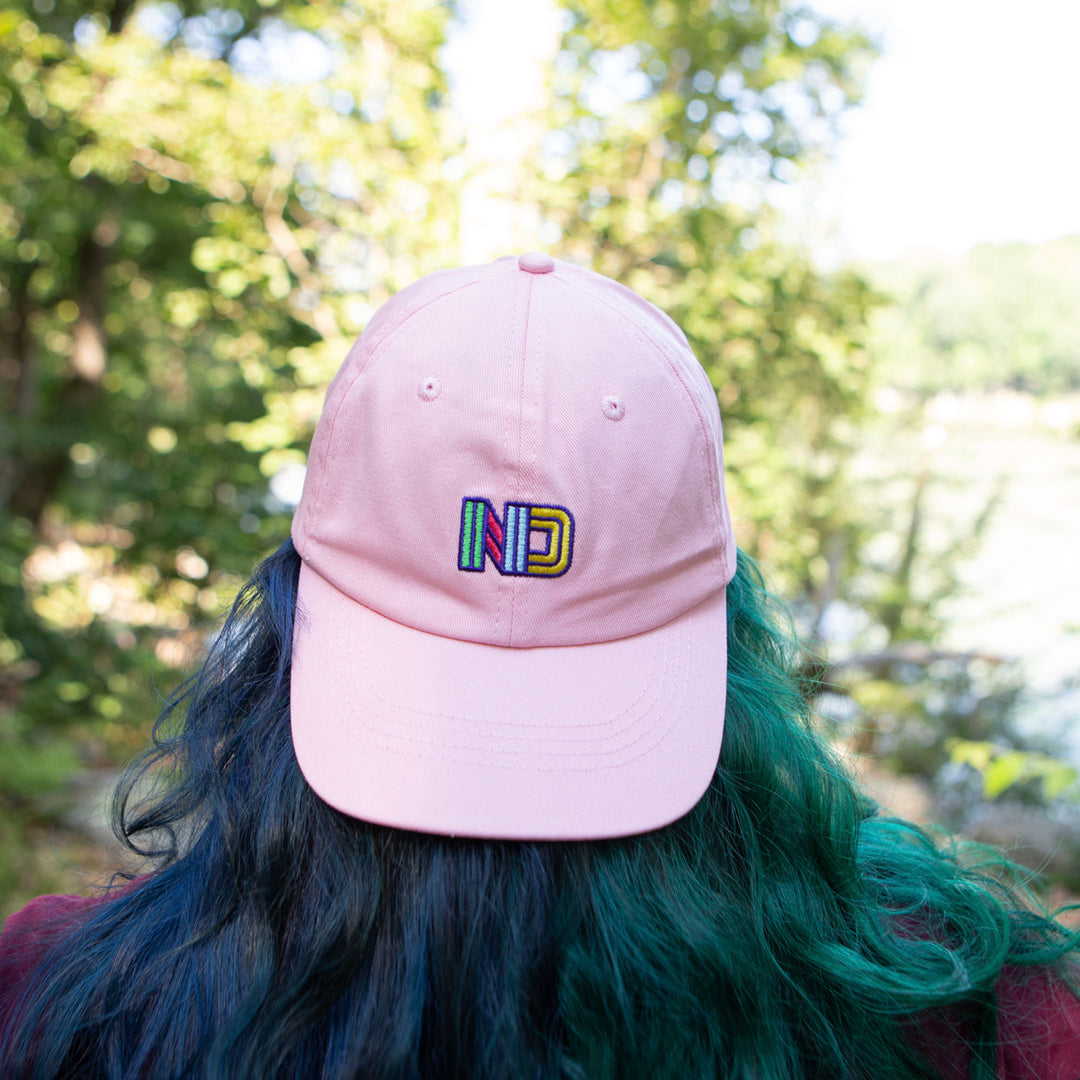 Monogram Dad Hat - Pink