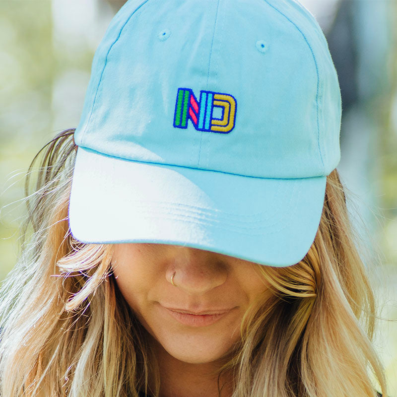 Monogram Dad Hat - Blue